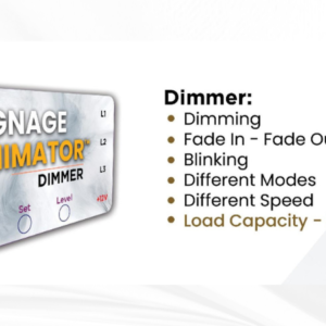 Signage Animator Dimmer Max 300w